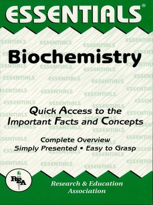cover image of Biochemistry Essentials